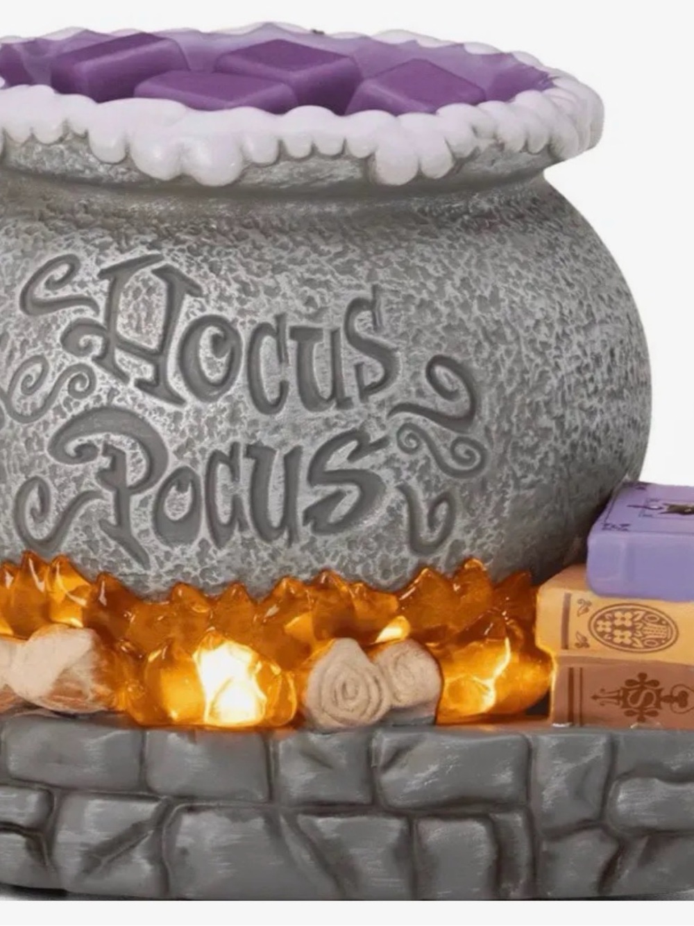 Scentsy Hocus Pocus Cauldron Warmer - Purple, Gray, Gold
